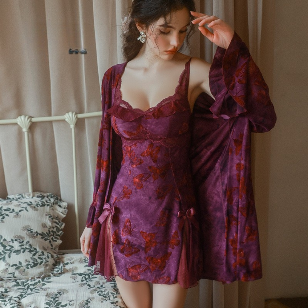 Scarlet Wings Nightdress Set