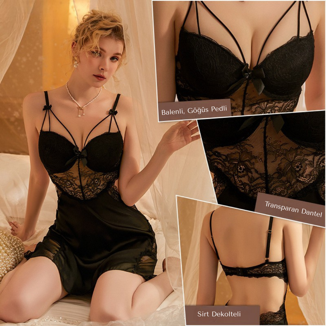 Petite Nuit Satin Nightdress Set