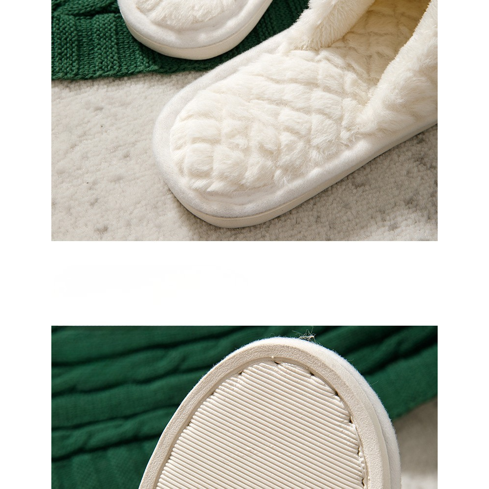 Fluffy Bear Unisex Plush Home Slippers