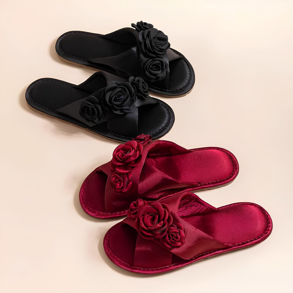 Luxe Satin Couple Slippers