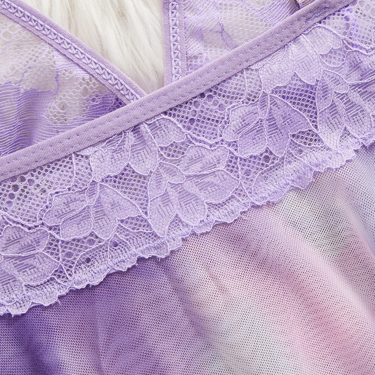 Lavande Rêverie Nightdress & Thong Set